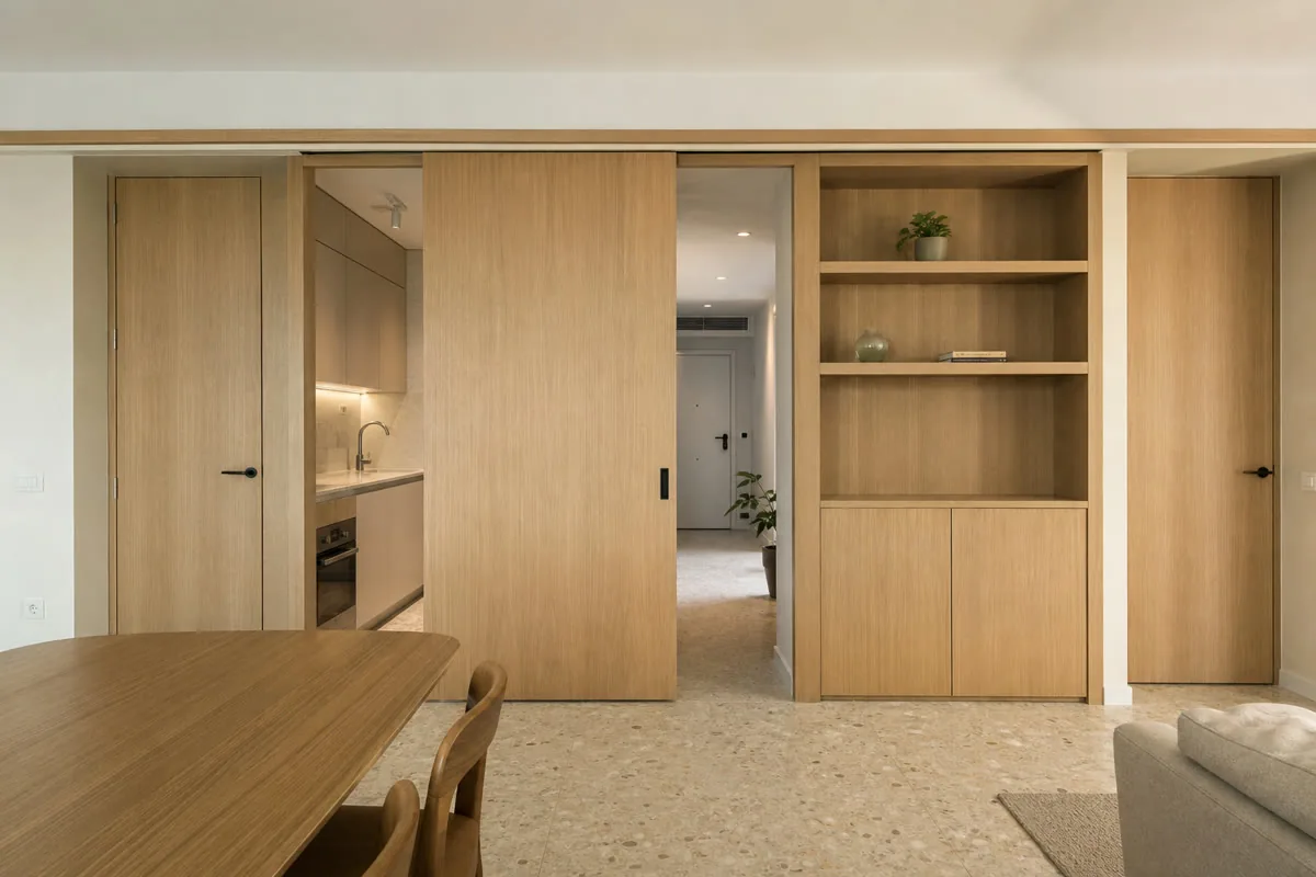Visualización orientativa de tarima exterior en Málaga